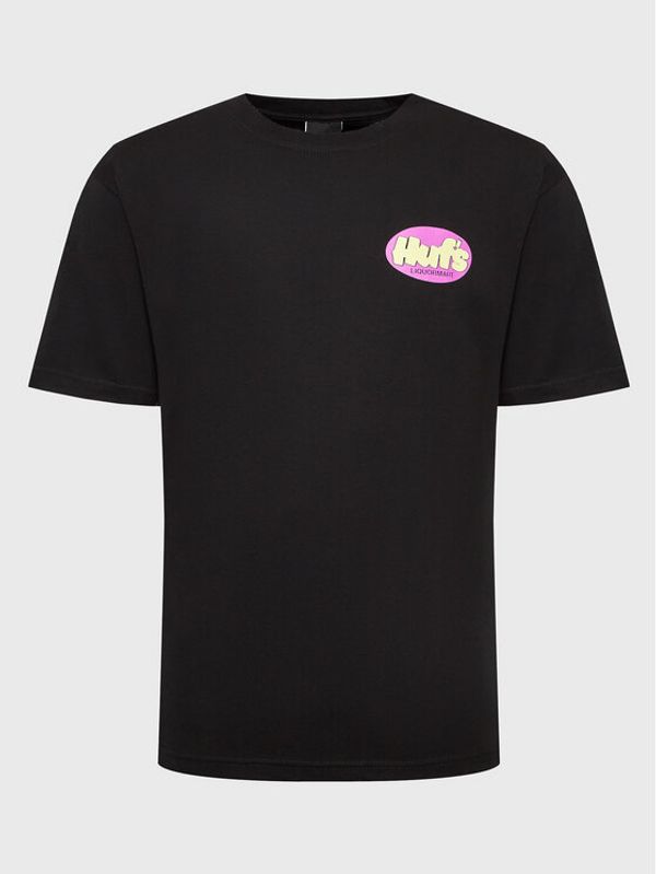 HUF HUF Тишърт Liquormart TS01946 Черен Regular Fit