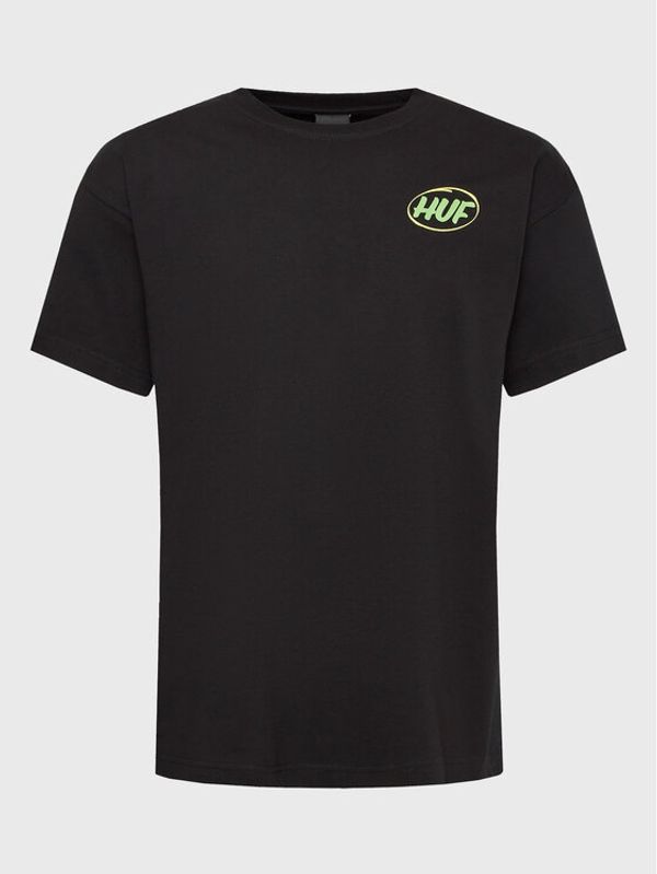 HUF HUF Тишърт Local Support TS01950 Черен Regular Fit