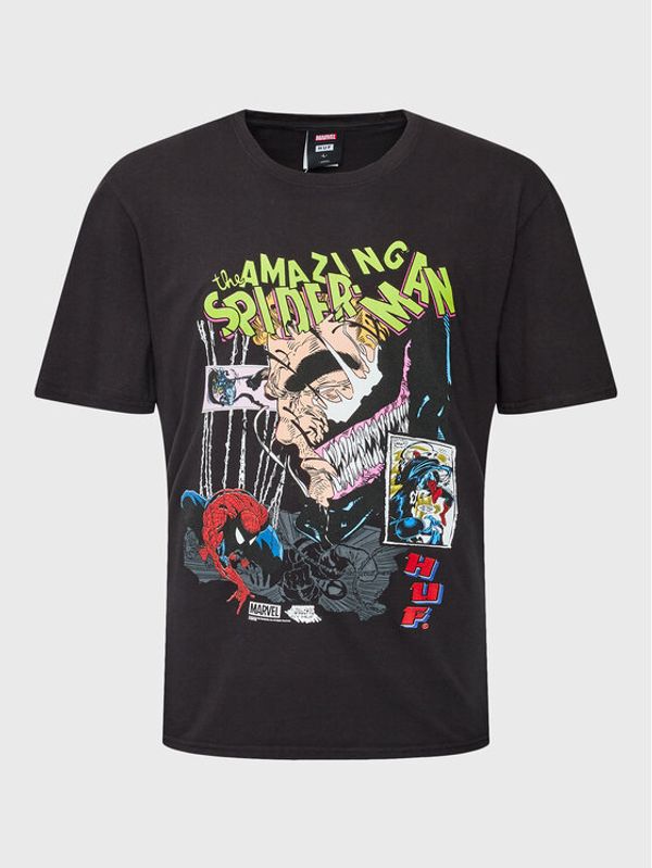 HUF HUF Тишърт MARVEL Brock Washed TS02058 Черен Regular Fit