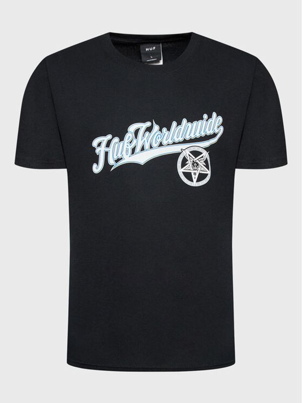 HUF HUF Тишърт THRASHER Portola TS01922 Черен Regular Fit