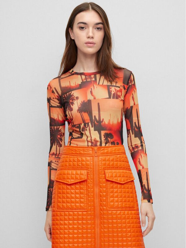 Hugo Hugo Блуза 50489194 Цветен Slim Fit