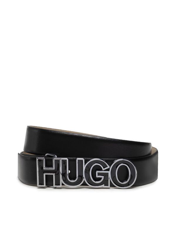 Hugo Hugo Дамски колан Zula Belt 3.5 Cm 50462041 Черен