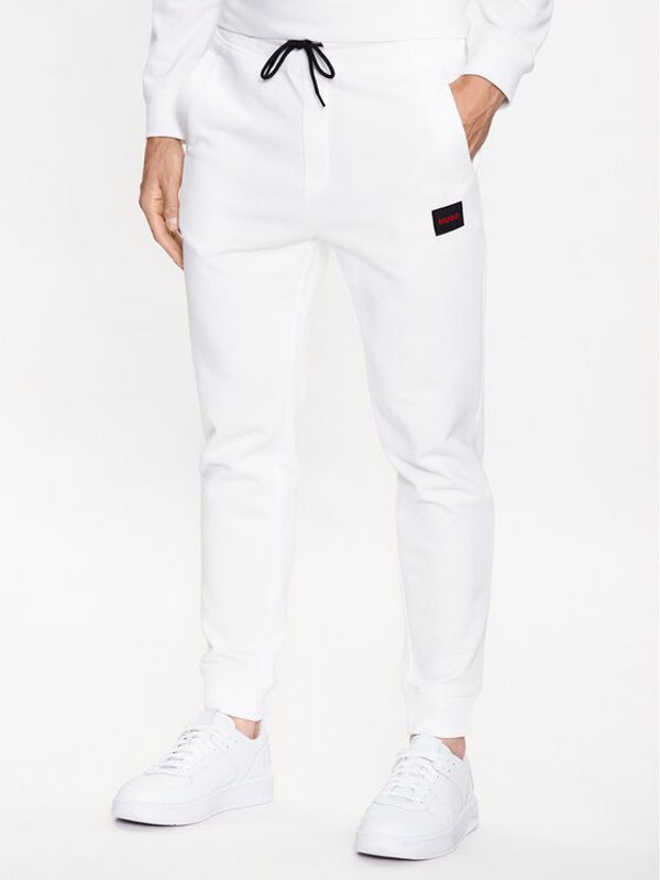 Hugo Hugo Долнище анцуг 50447963 Бял Regular Fit