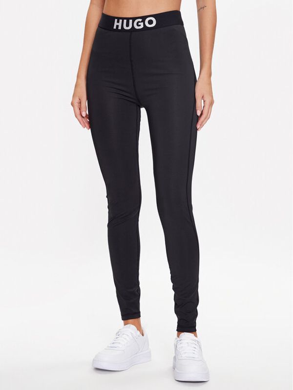 Hugo Hugo Долнище анцуг 50488442 Черен Extra Slim Fit