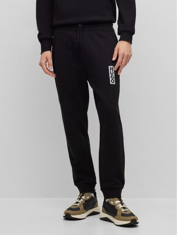 Hugo Hugo Долнище анцуг Dogur 50494179 Черен Relaxed Fit