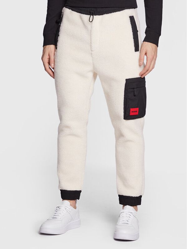 Hugo Hugo Долнище анцуг Duzu 50475869 Бежов Relaxed Fit