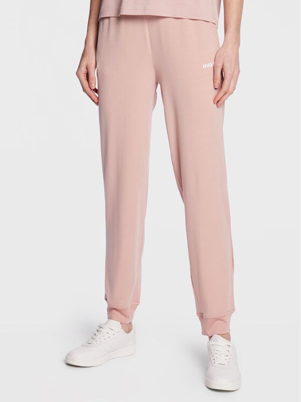 Hugo Hugo Долнище анцуг Shuffle 50480566 Розов Regular Fit