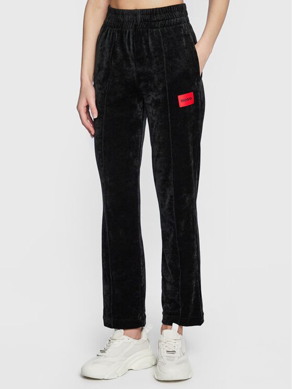 Hugo Hugo Долнище анцуг Velvet 50480569 Черен Regular Fit