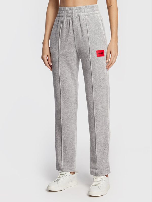 Hugo Hugo Долнище анцуг Velvet 50480569 Сив Regular Fit