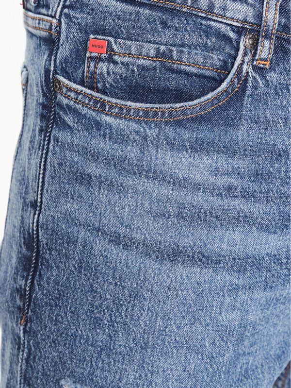 Hugo Hugo Дънки 50493882 Син Tapered Fit