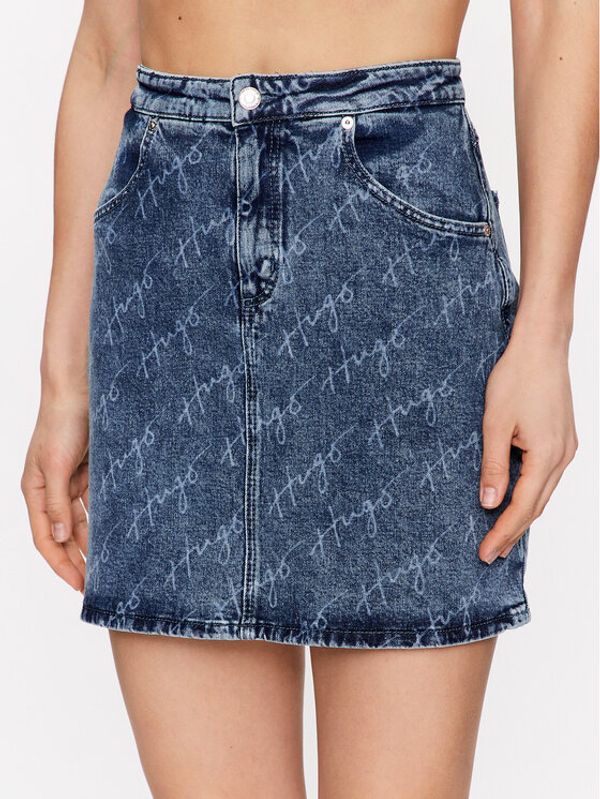 Hugo Hugo Дънкова пола 50489312 Син Slim Fit