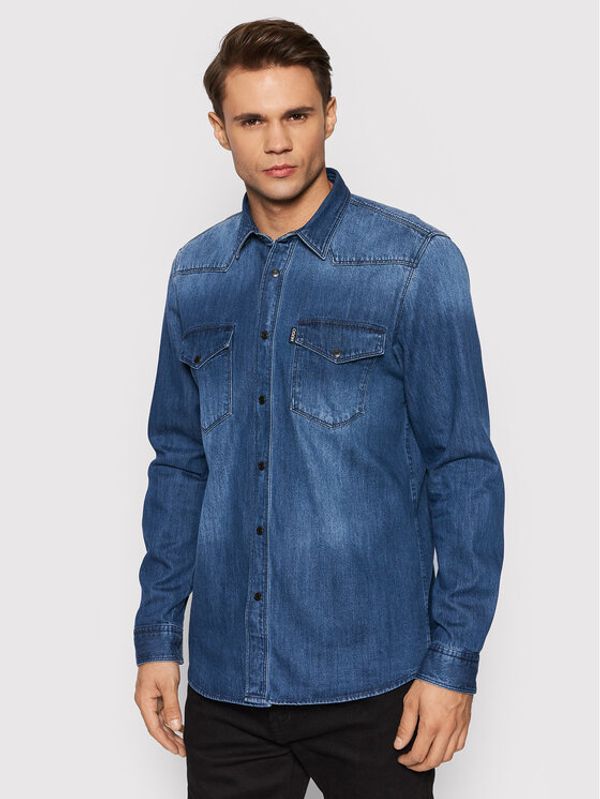 Hugo Hugo дънкова риза Elpaz 50459614 Син Regular Fit