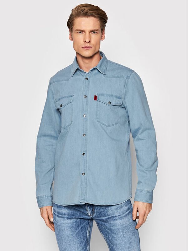 Hugo Hugo дънкова риза Elpaz 50468093 Син Relaxed Fit