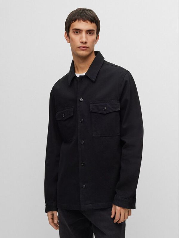 Hugo Hugo Дънково яке Enalu 50500622 Черен Oversize