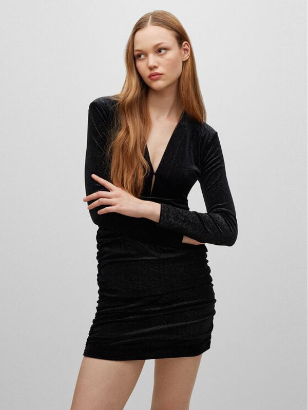 Hugo Hugo Ежедневна рокля 50483173 Черен Slim Fit