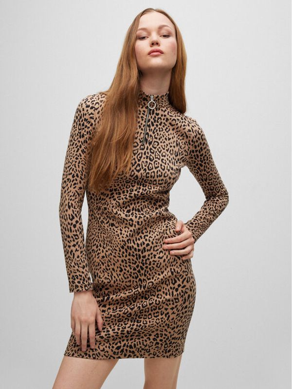 Hugo Hugo Ежедневна рокля 50483177 Цветен Slim Fit