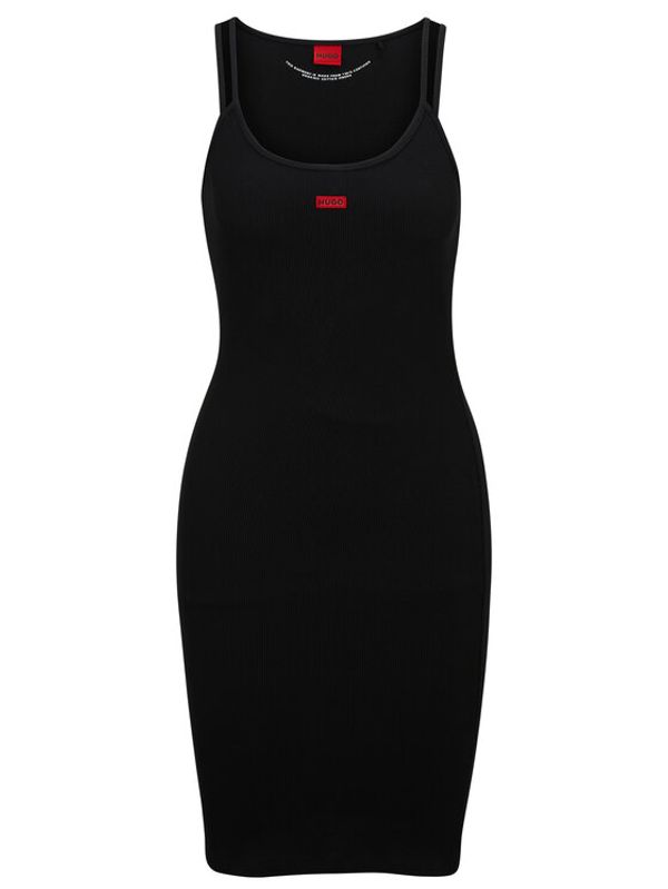 Hugo Hugo Ежедневна рокля 50486561 Черен Slim Fit