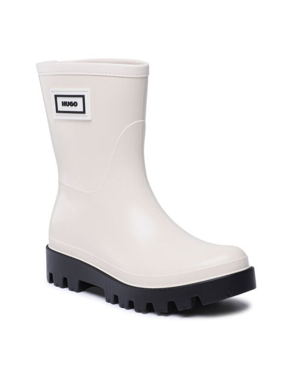 Hugo Hugo Гумени ботуши Athena Bootie 50475454 10243560 01 Бял