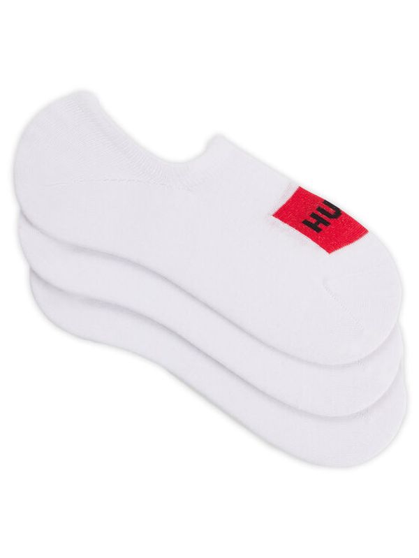 Hugo Hugo Комплект 3 чифта къси чорапи мъжки 50496082 Бял