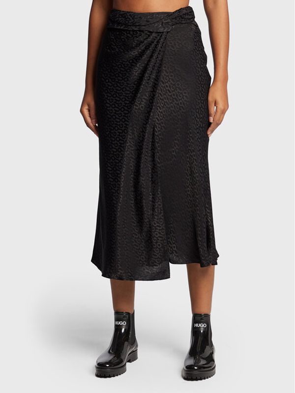 Hugo Hugo Миди пола Revella 50475817 Черен Regular Fit