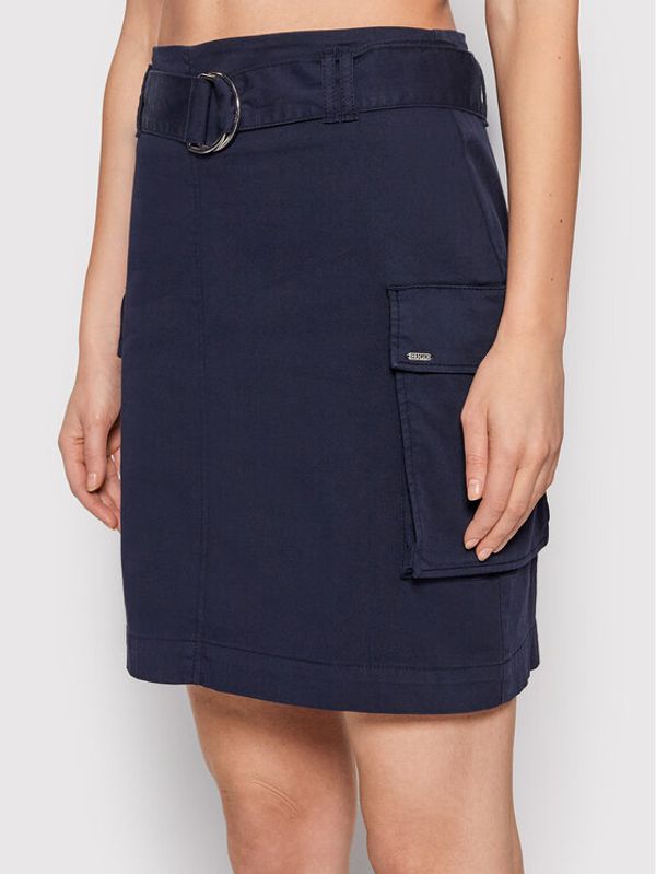 Hugo Hugo Мини пола Rachino 50449583 Тъмносин Regular Fit