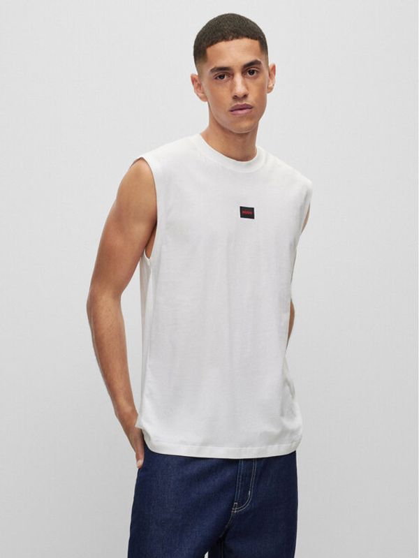 Hugo Hugo Мъжки топ 50490727 Бял Regular Fit