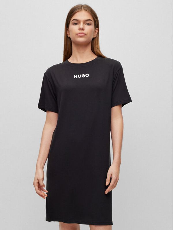 Hugo Hugo Нощница Unite 50490711 Черен Relaxed Fit