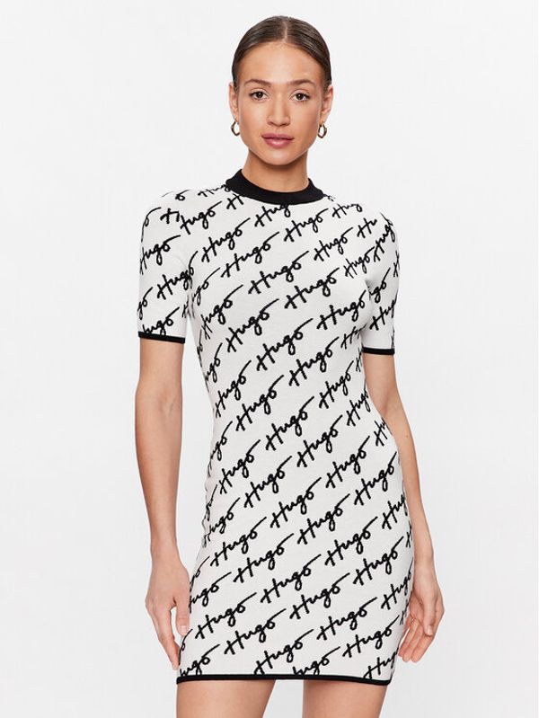 Hugo Hugo Плетена рокля 50489166 Цветен Slim Fit