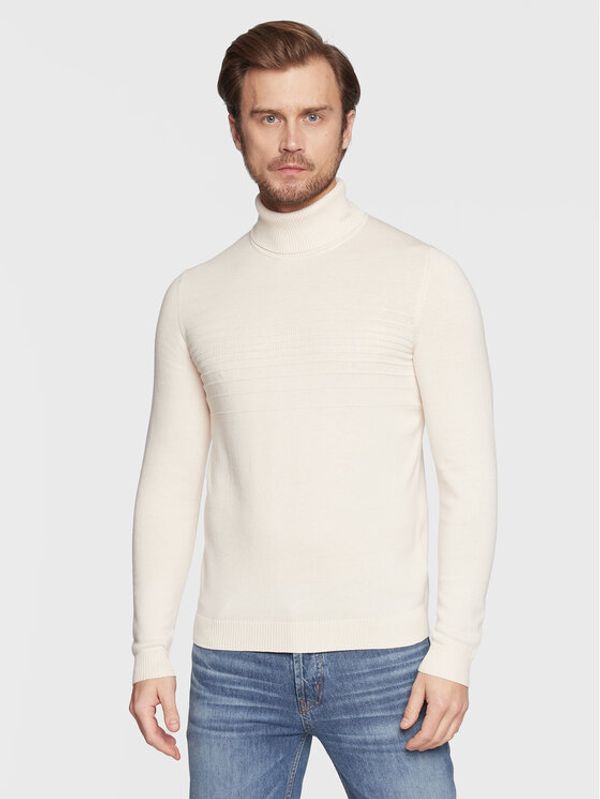 Hugo Hugo Поло Siso 50474822 Екрю Slim Fit