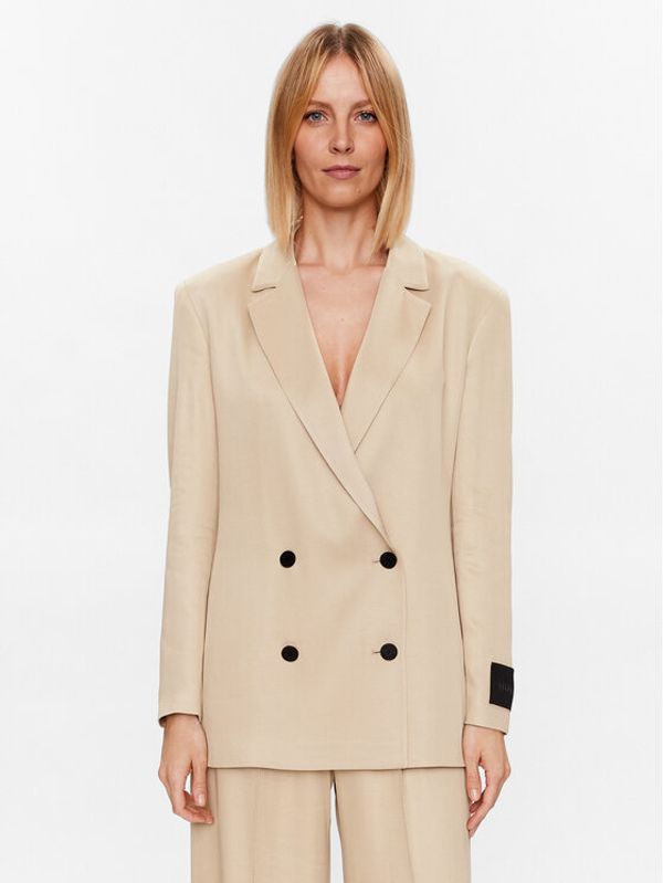 Hugo Hugo Преходно яке 50489227 Бежов Regular Fit