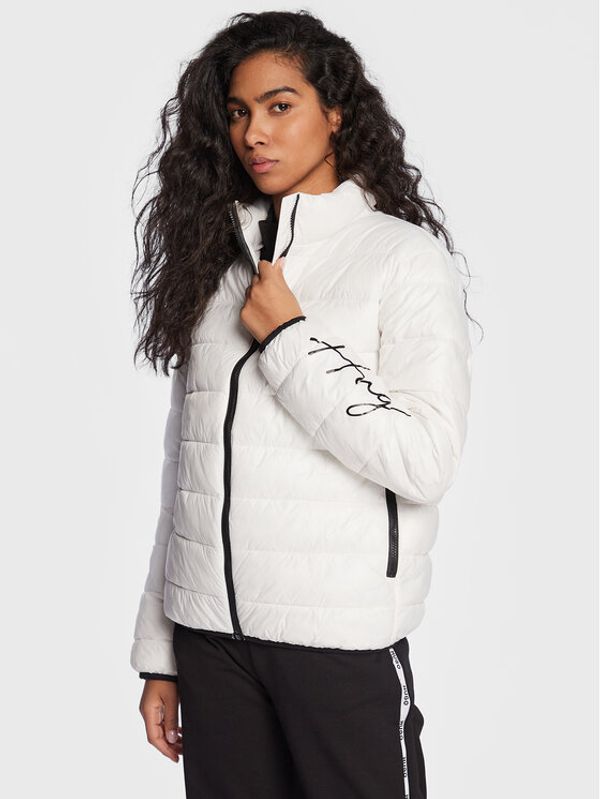 Hugo Hugo Пухено яке 50485151 Бял Relaxed Fit