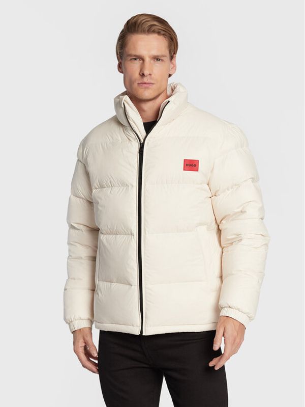Hugo Hugo Пухено яке Biron2241 50474664 Екрю Regular Fit