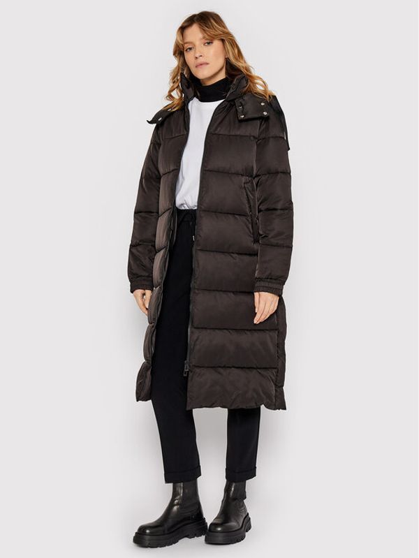 Hugo Hugo Пухено яке Favina-1 50457631 Черен Regular Fit