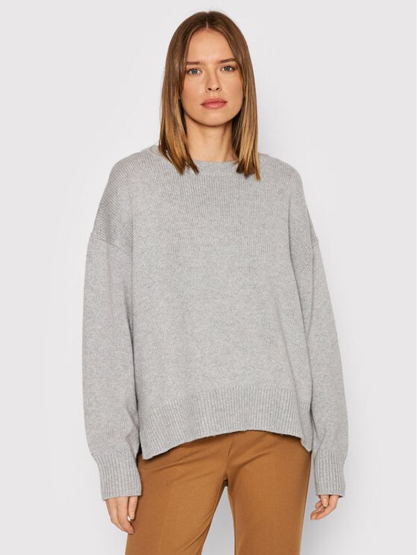 Hugo Hugo Пуловер Saijma 50458597 Сив Regular Fit