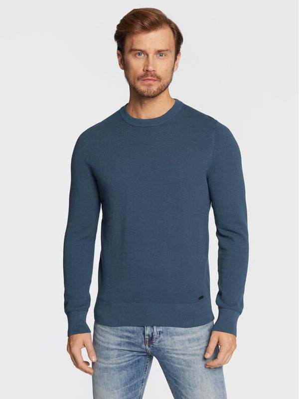 Hugo Hugo Пуловер San Clemens-Cs 50474178 Тъмносин Regular Fit