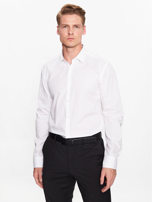 Hugo Hugo Риза 50489845 Бял Extra Slim Fit