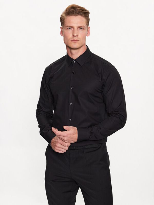 Hugo Hugo Риза 50489845 Черен Extra Slim Fit
