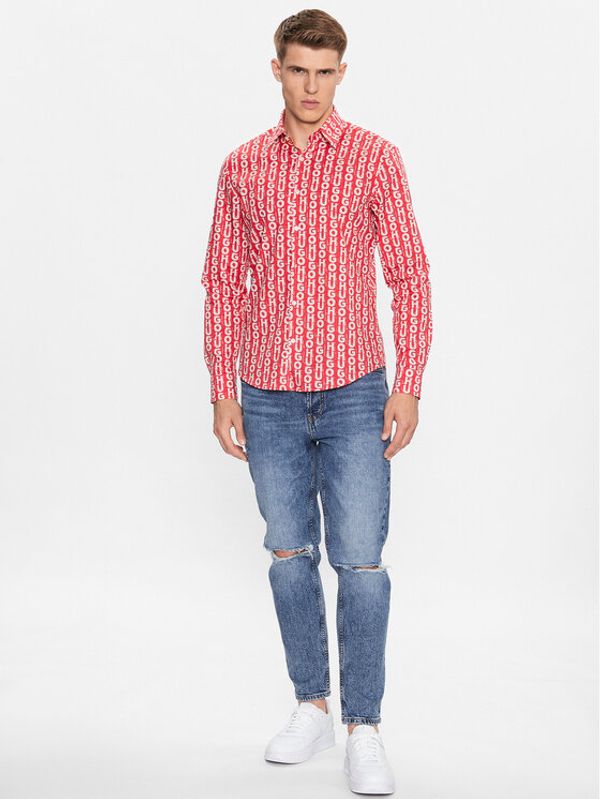 Hugo Hugo Риза 50495865 Розов Slim Fit