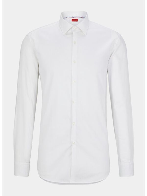 Hugo Hugo Риза Koey 50494500 Бял Slim Fit