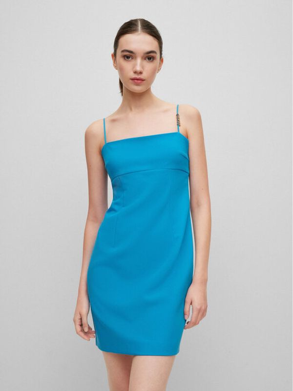 Hugo Hugo Рокля 50489215 Син Slim Fit