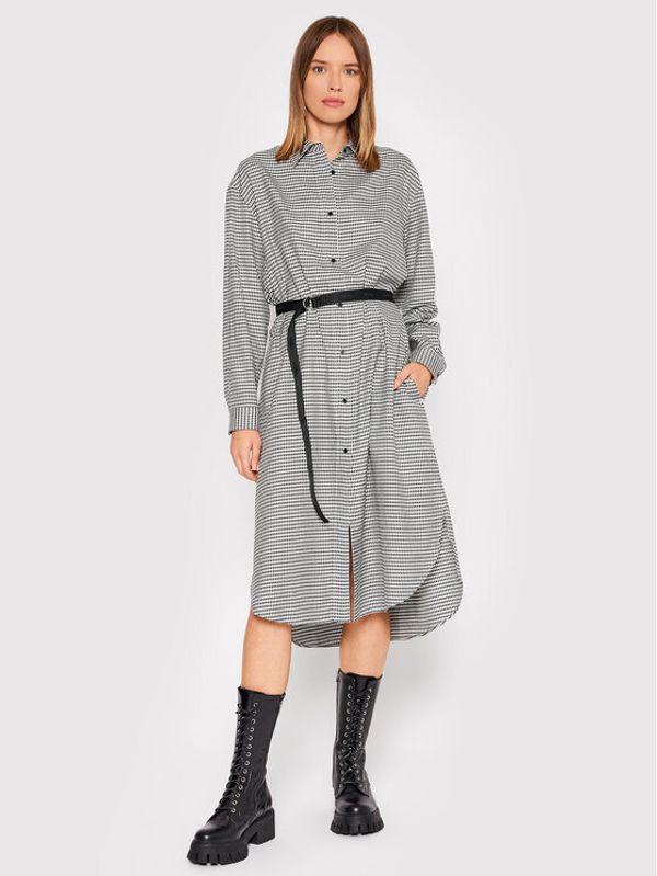 Hugo Hugo Рокля тип риза Ecleni 50458578 Черен Loose Fit