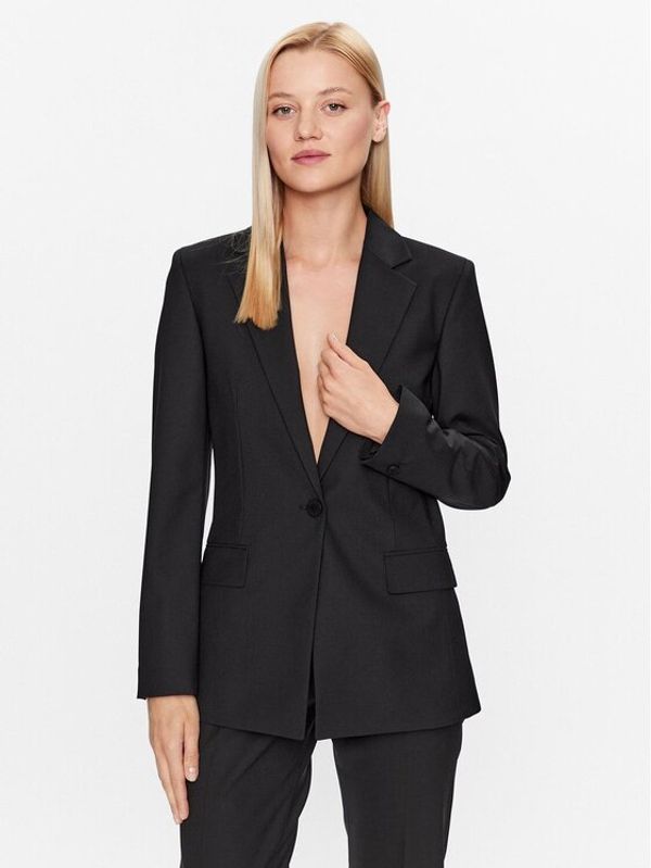 Hugo Hugo Сако 50482060 Черен Regular Fit