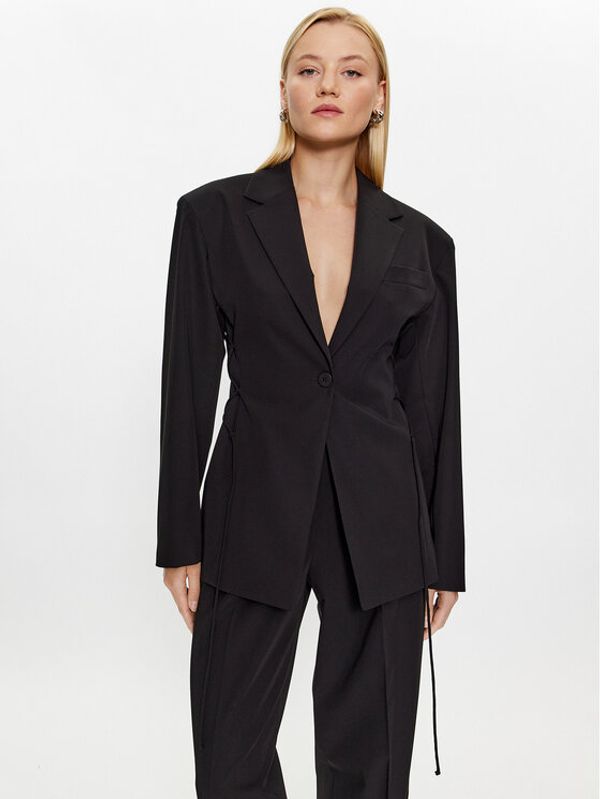 Hugo Hugo Сако 50494290 Черен Relaxed Fit