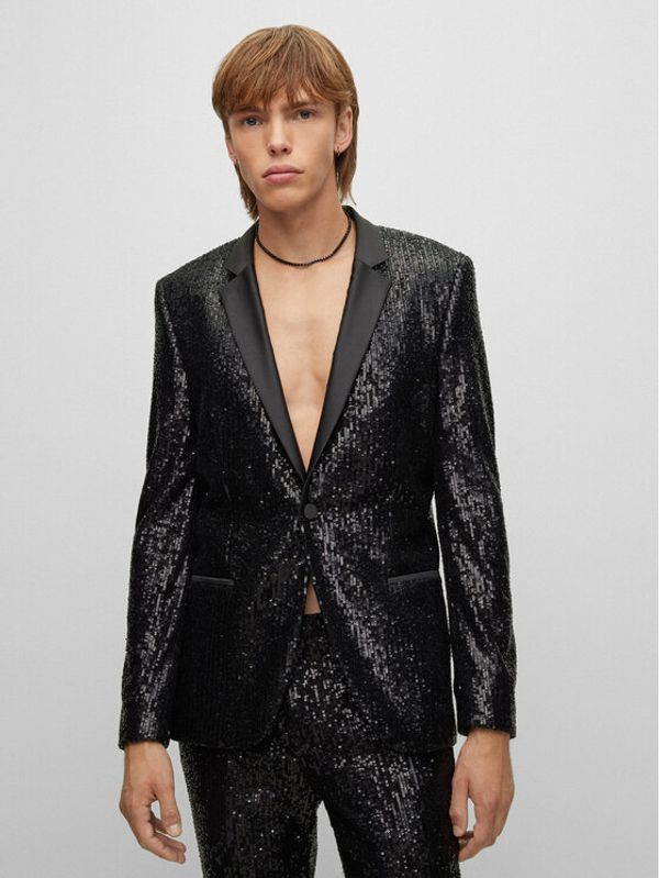 Hugo Hugo Сако Arti231J1 50486553 Черен Extra Slim Fit