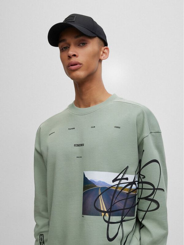 Hugo Hugo Шапка с козирка 50496047 Черен