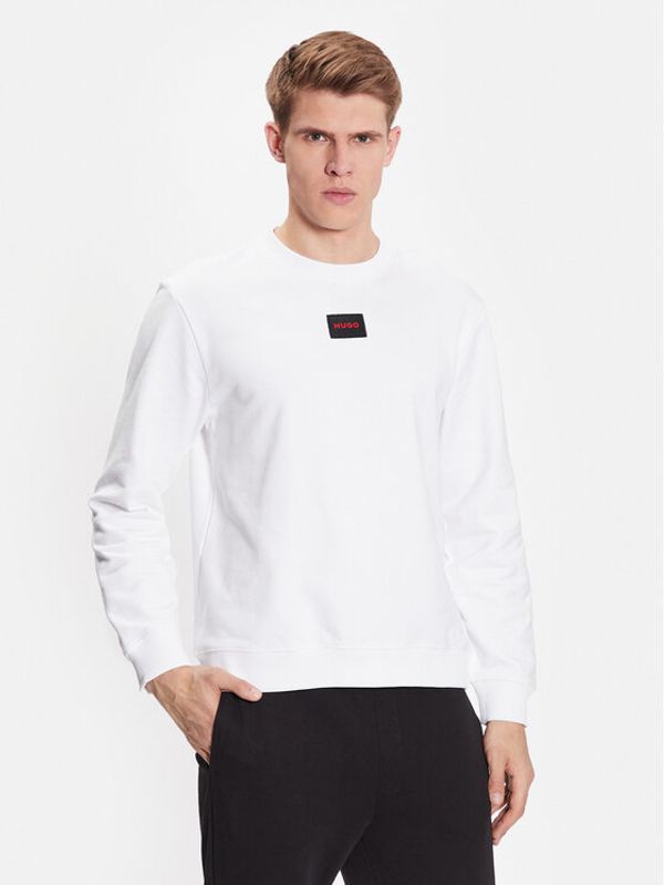 Hugo Hugo Суитшърт 50447964 Бял Regular Fit