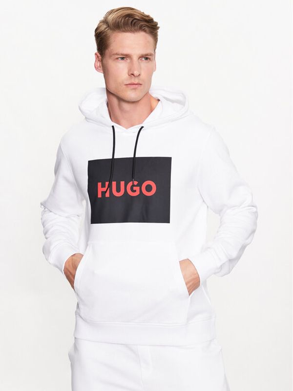 Hugo Hugo Суитшърт 50473168 Бял Regular Fit