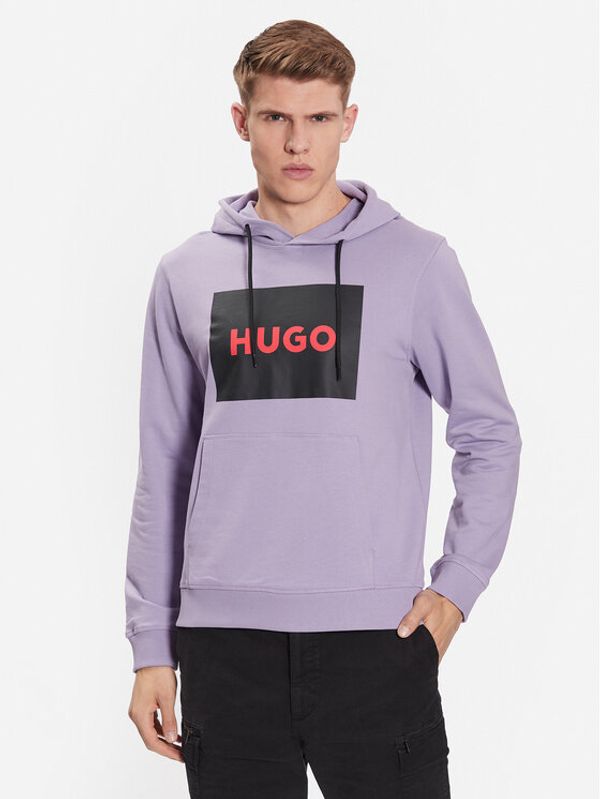 Hugo Hugo Суитшърт 50473168 Виолетов Regular Fit