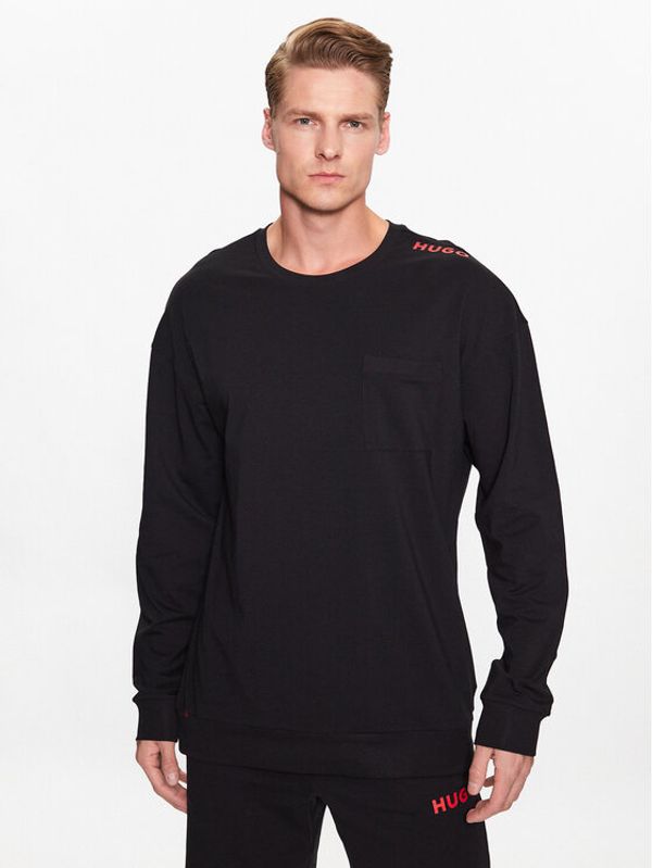 Hugo Hugo Суитшърт 50478910 Черен Relaxed Fit