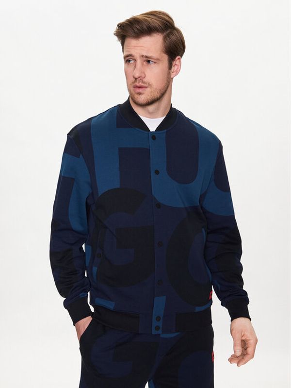 Hugo Hugo Суитшърт 50482787 Син Relaxed Fit